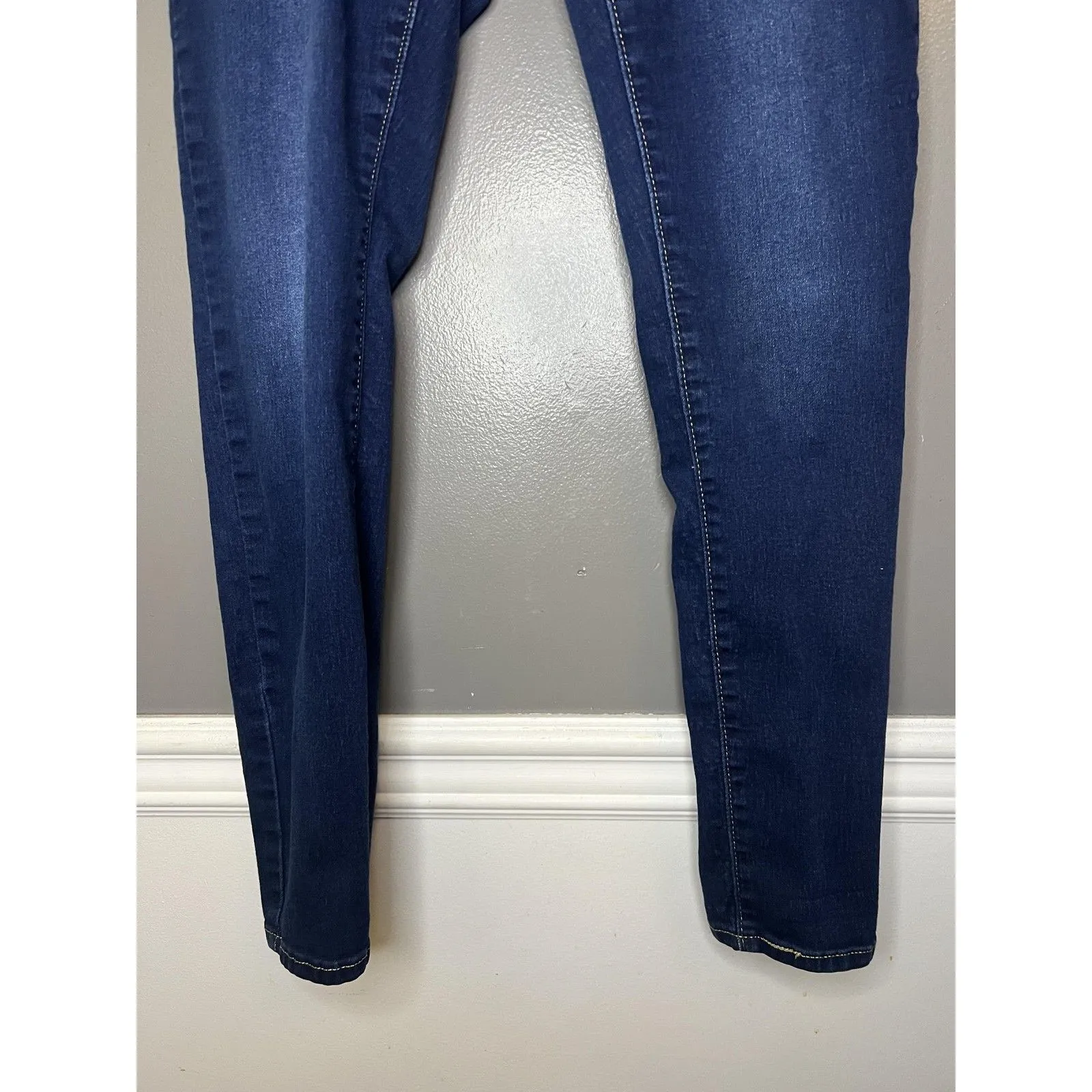 Levis 711 Skinny Jeans Womens 31 Blue Mid Rise Stretch Denim Pants Water Less - Image 3