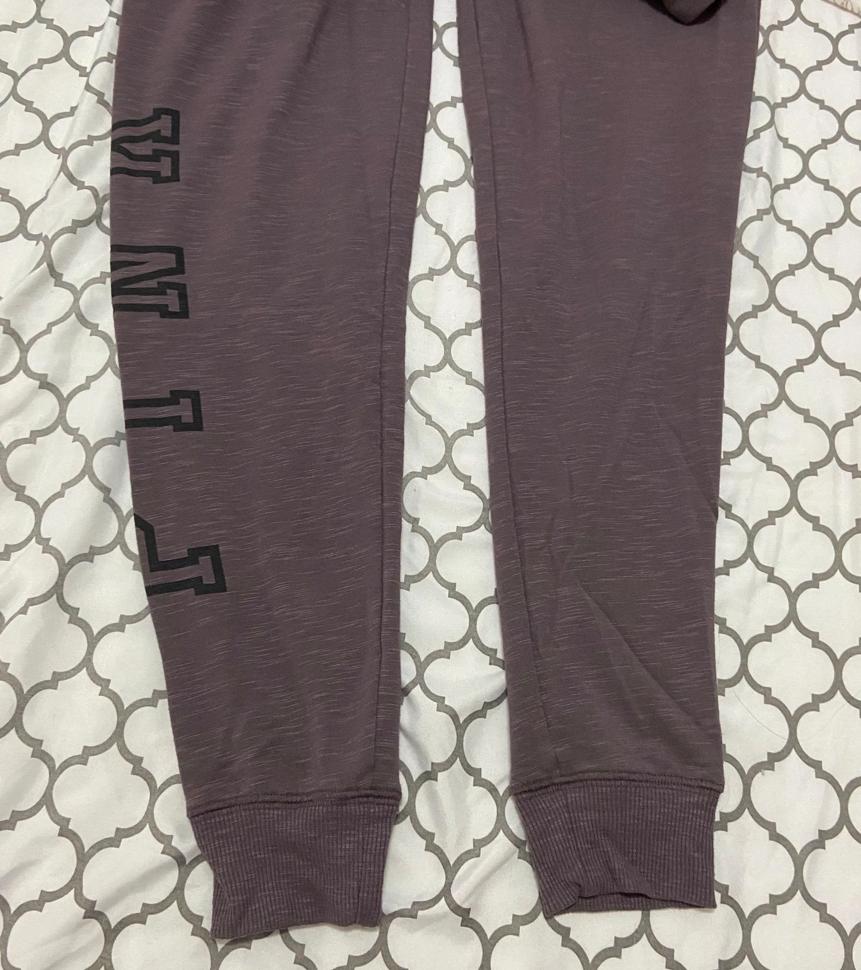 PINK Purple Jogger Sweats - Image 4