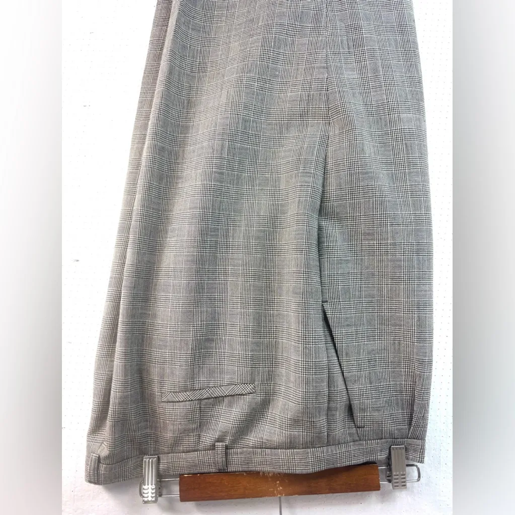 Pendleton Plus 20W Black and White Checked Trousers Pants - Image 2