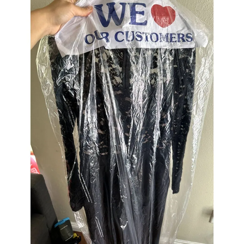 express lace bodice jumpsuit - Image 8