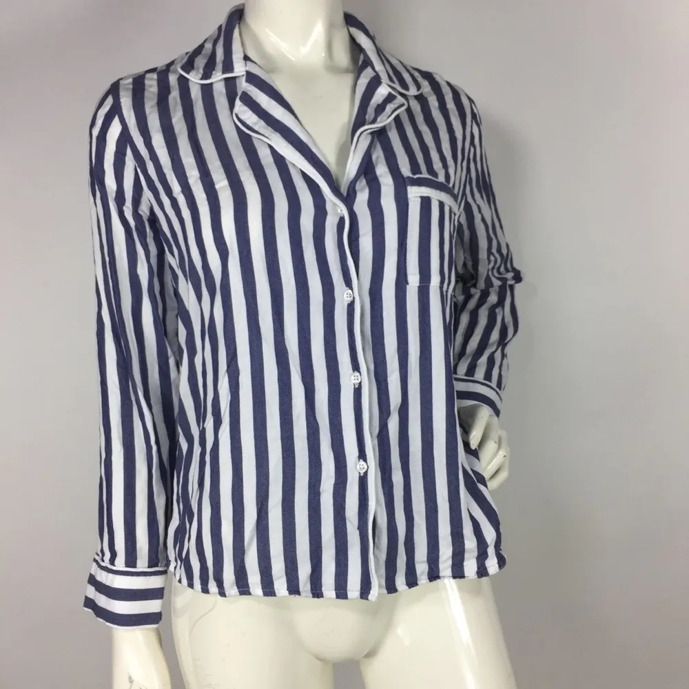 Rails Albany Stripe Pajama Top - Image 6