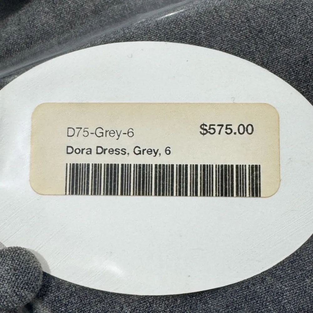 Anya Ponorovskaya Dora Gray Wool Sleeveless Midi Dress Women’s Size 6 A - Image 8