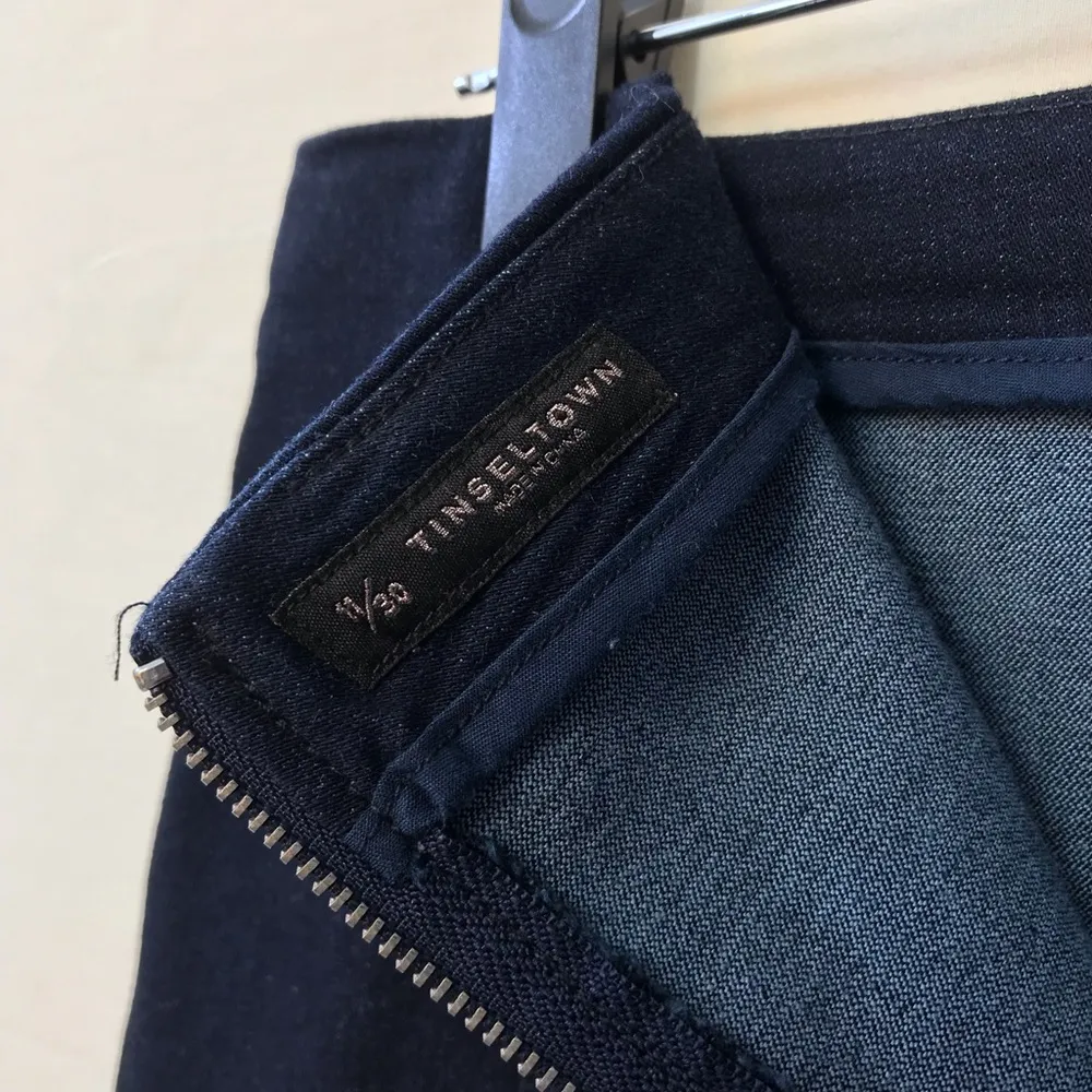 Tinseltown Dark Wash Denim Skirt - Image 5