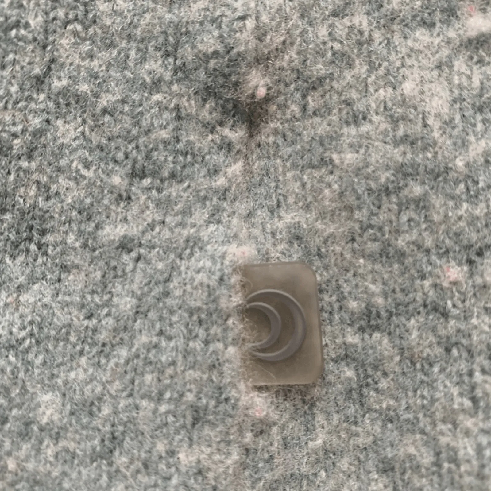 Outventure Sweater Gray Pink Fair Isle Snowflake Knit Crewneck Wool Blend Size 2 - Image 10