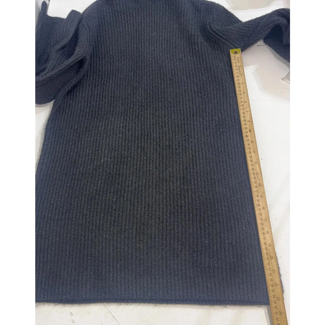 Steve Madden Black Long Sleeve Minimalist Designer Sweater Dress Small NWT - Image 12