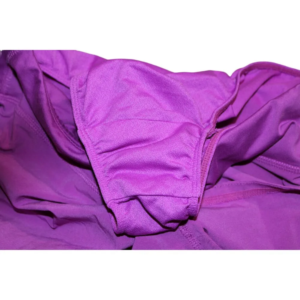 Womens Athleta Ready Set Shorts Purple Silver Reflective Running Athletic Size M - Image 7