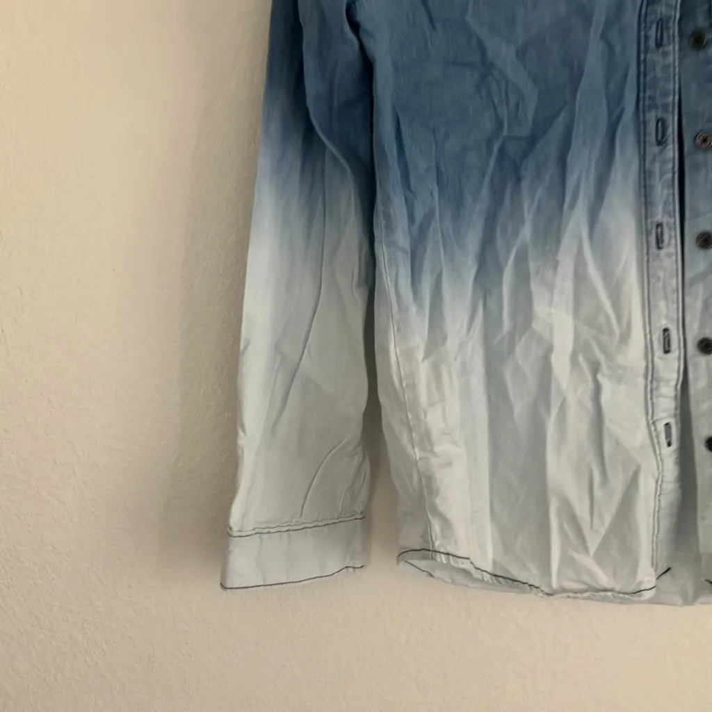 FINAL MARKDOWN Faded glory ombré blouse small - Image 2