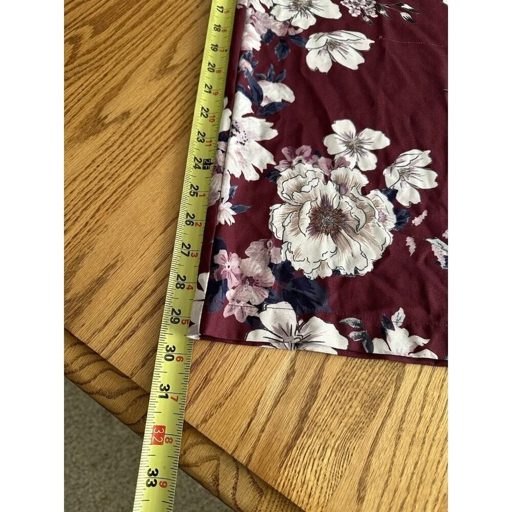 Anthropologie Yumi Kim Floral Print Cutout Jumpsuit Size M Date Night Bow Classy - Image 15