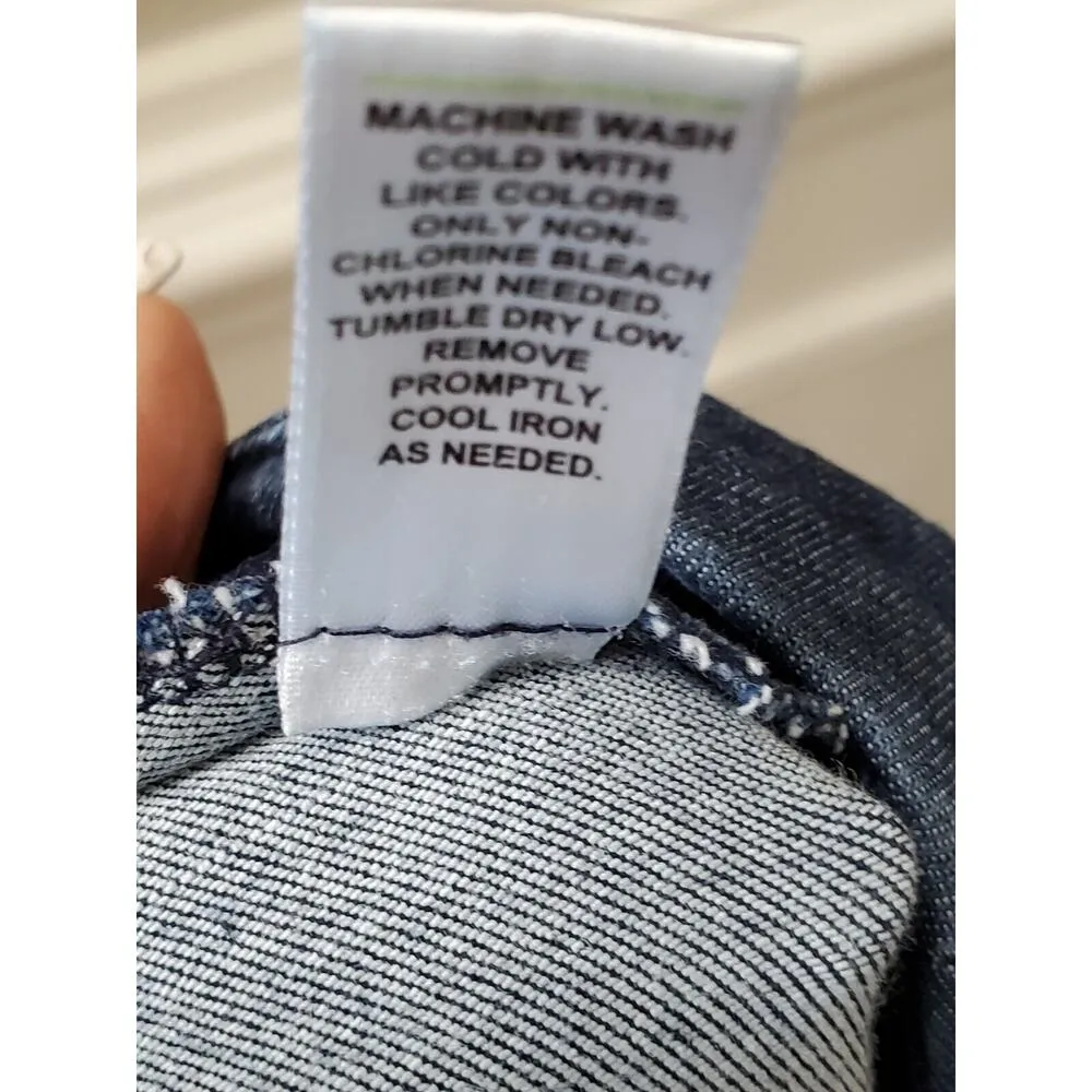 Est. 1946 Women's Blue Denim Cotton Pull On Skinny Fit Classic Jeans Pants 22W - Image 9