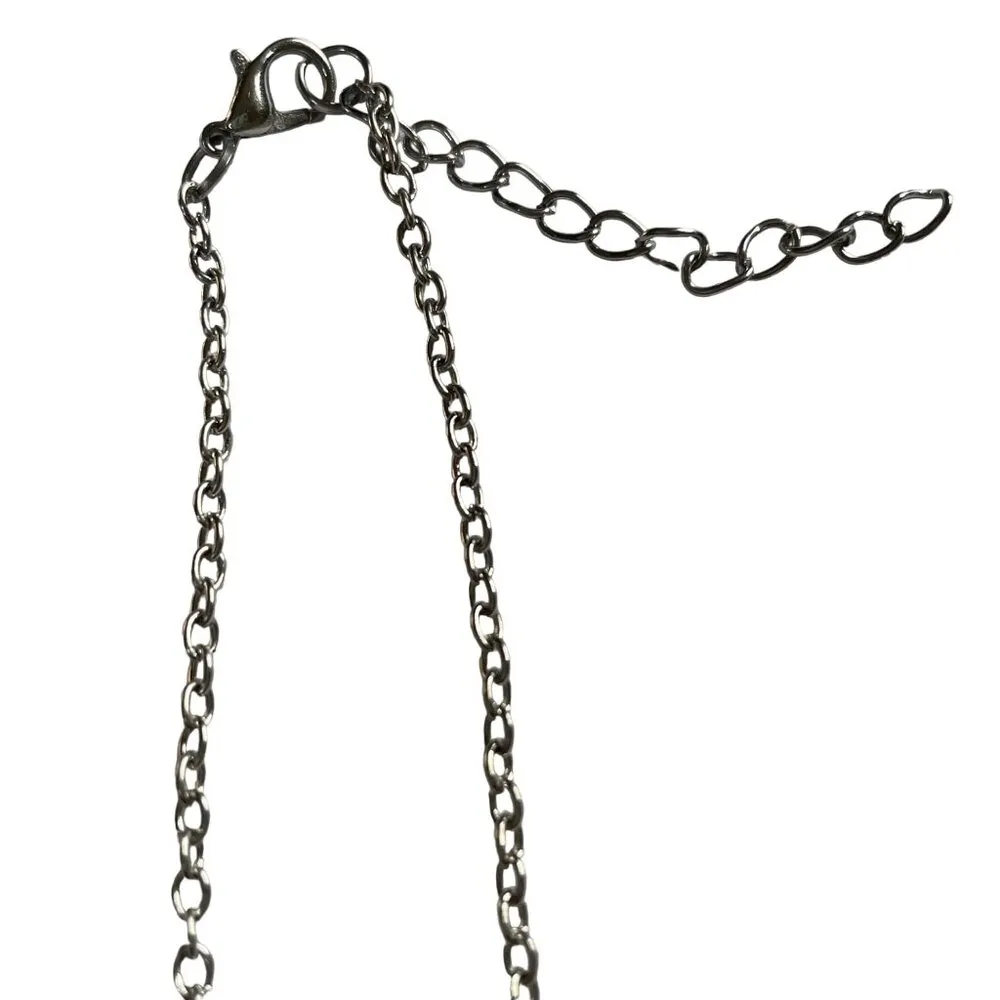 Elvis Presley King of Rock Silver Jewelry Glass Pendent Necklace u - Image 4