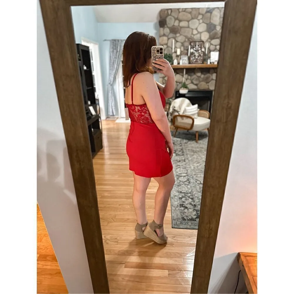 NWT Francesca’s Dress Red - Image 8