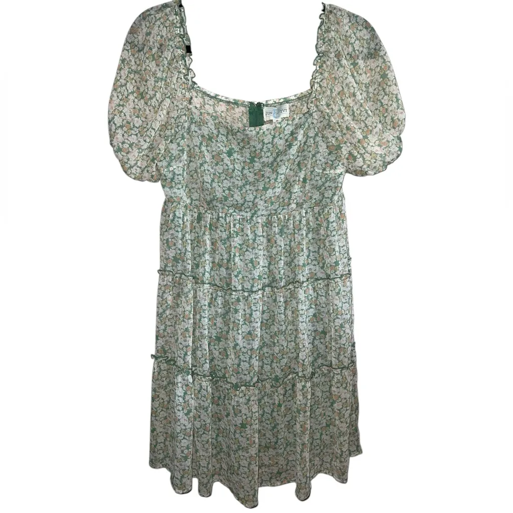 Jun&Ivy Francesca’s Baby Doll🦎🌵 Green Size M - Image 4