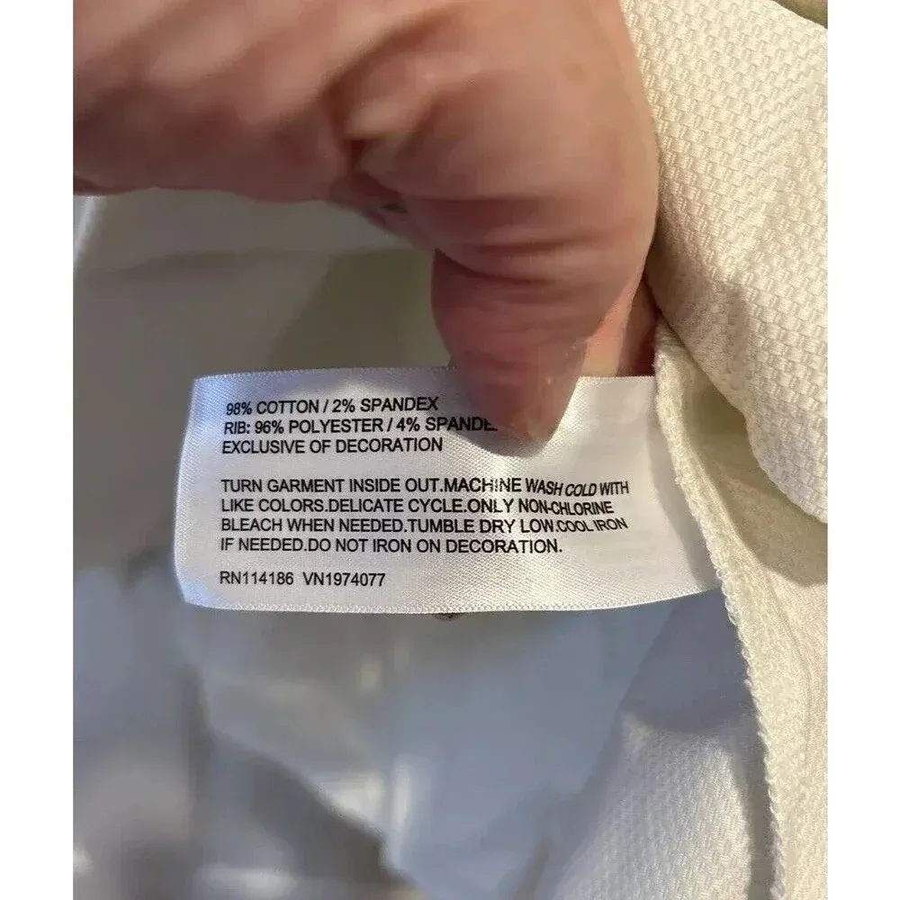 NWT Prince Pickleball Dress Women’s XL Cream‎ Green Pleated Athletic Collared White - Image 8