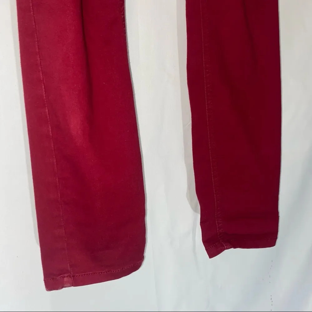 Scarlet Boulevard Red Skinny Jeans Women’s 26 - Image 3