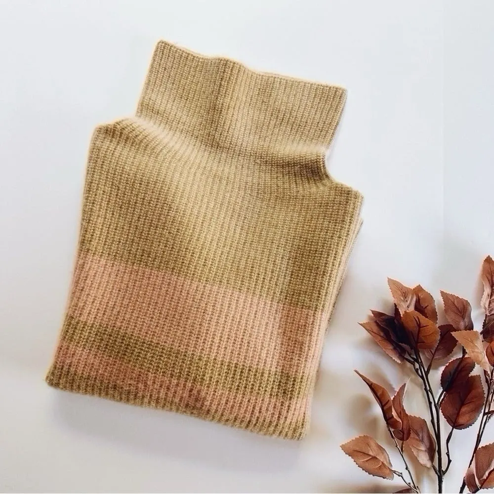 NEW J.Crew Cashmere Relaxed Turtleneck Sweater in Stripe XS/S - Image 5