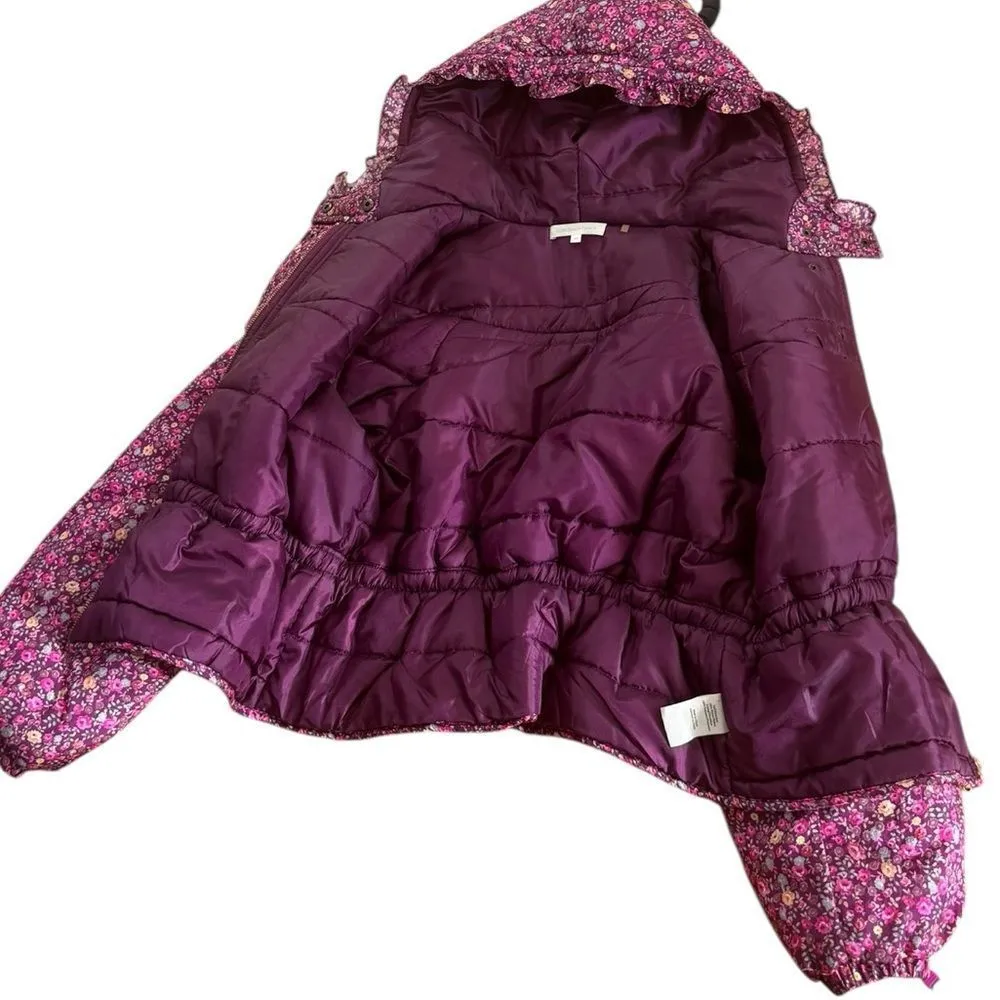 LOVESHACKFANCY MODENA JACKET purple Pink Floral XS - Image 4