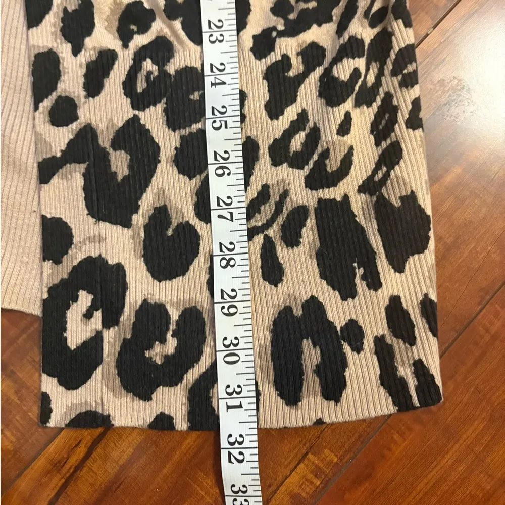 Sanctuary Essential open front leopard Cardigan cotton nylon in Classy Cat Small - Image 16