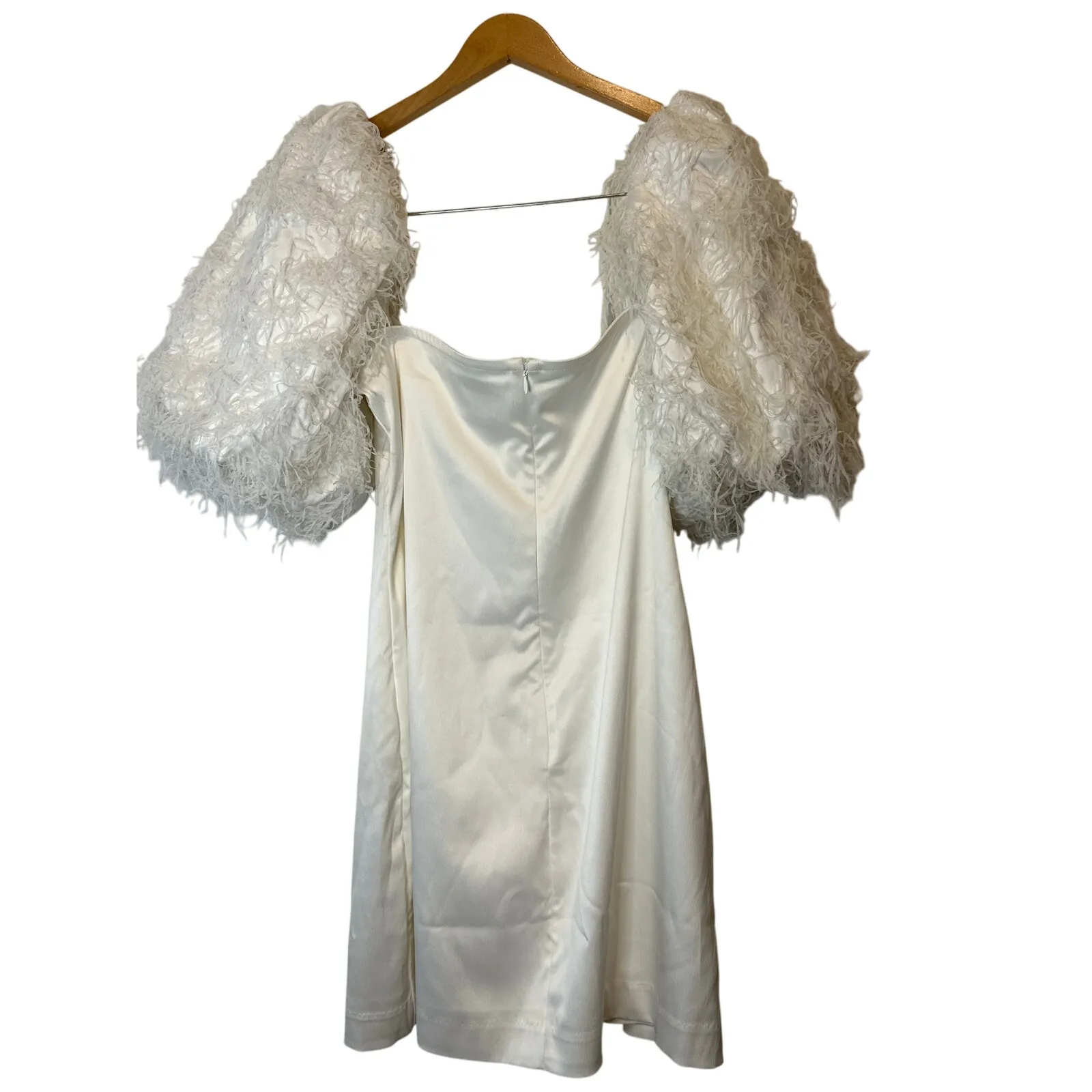 BHLDN Nellie Ivory Dress XL Removable Sleeves Bridal Shower Rehearsal Dinner - Image 6