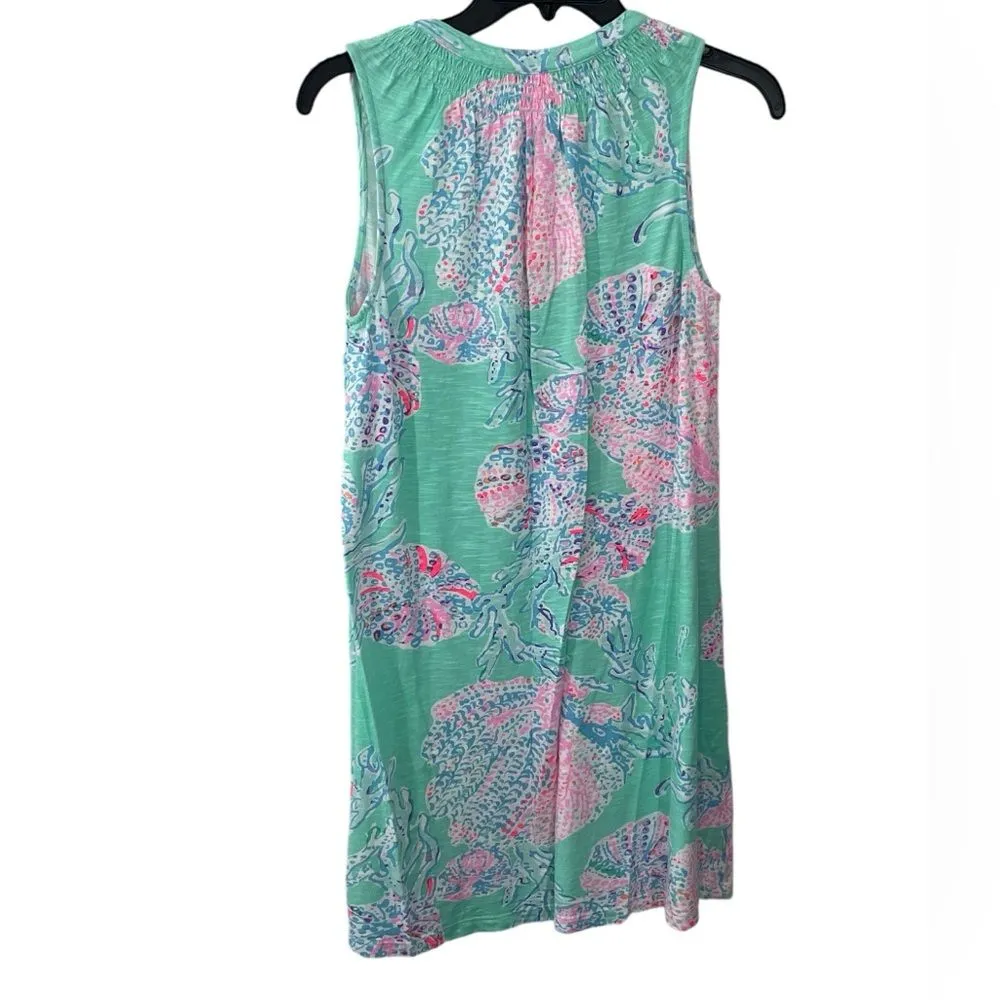 Lilly Pulitzer Essie Dress Size XS‎ Minty Fresh Fansea - Image 2