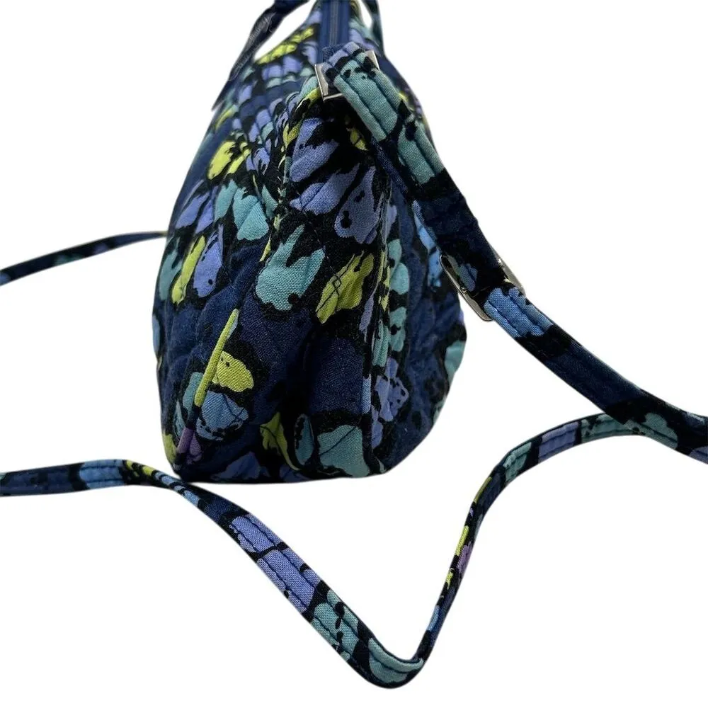 Vera Bradley Indigo Pop Floral Crossbody Purse w/ Adjustable Strap - Image 6