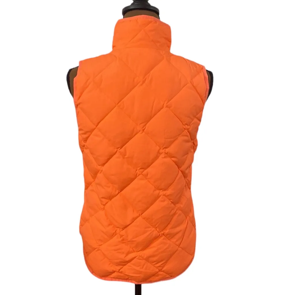 J Crew Factory Excursion down feather fill quilted puffer utility vest size XS - Image 2