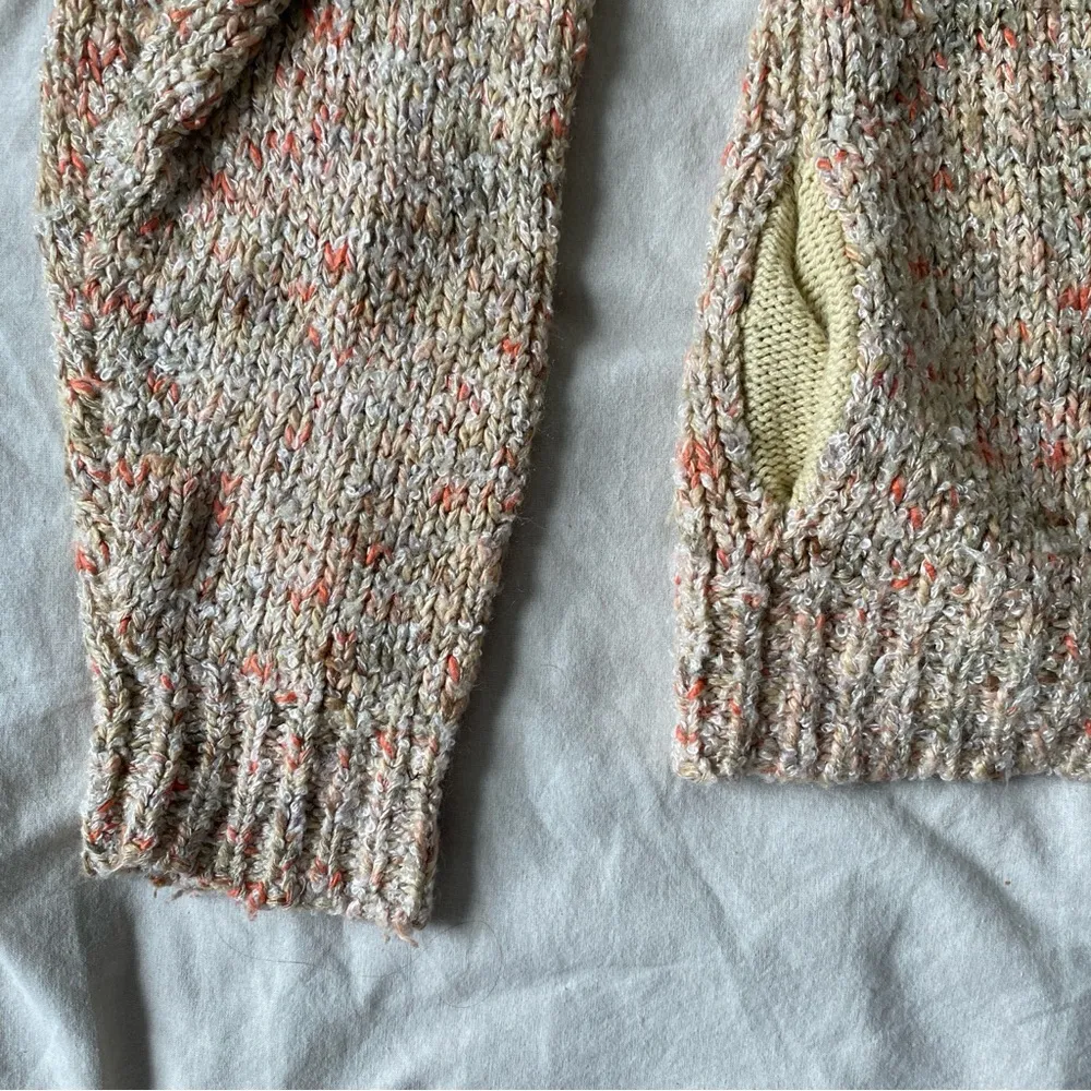 Silver cord Vintage Knit Jacket Size M - Image 4