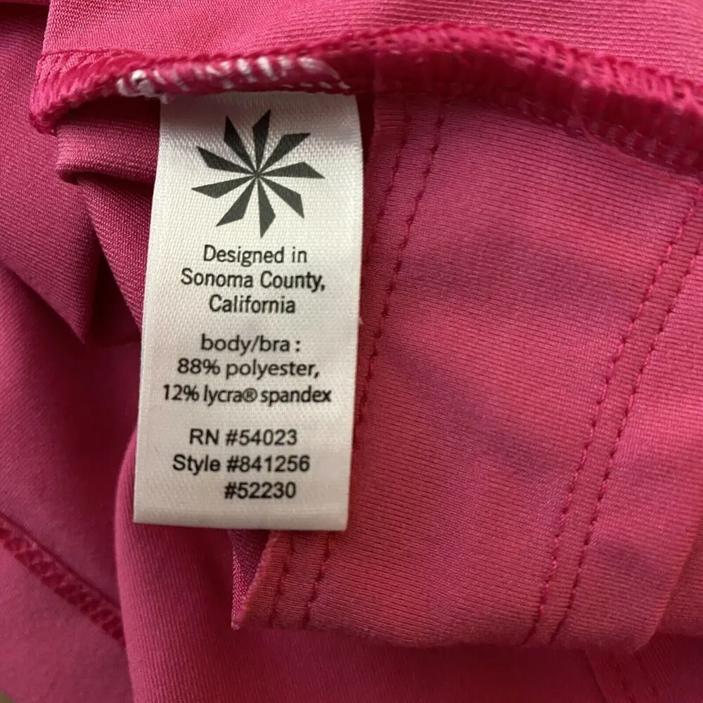 Athleta Pink Sleeveless Racerback Quick Dry Conscious Tennis Dress Size Small - Image 6