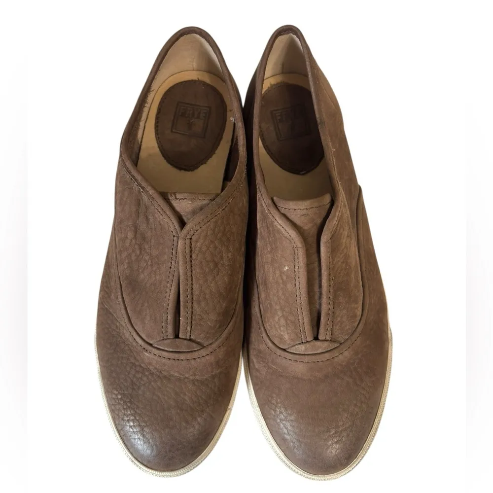 Frye Mindy Slip On Leather Loafer in Brown - Size 10 - Image 6