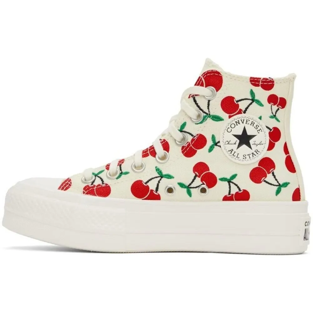 CONVERSE Chuck Taylor All Star Lift Platform Cherries High Top Sneakers – Size 9 - Image 3