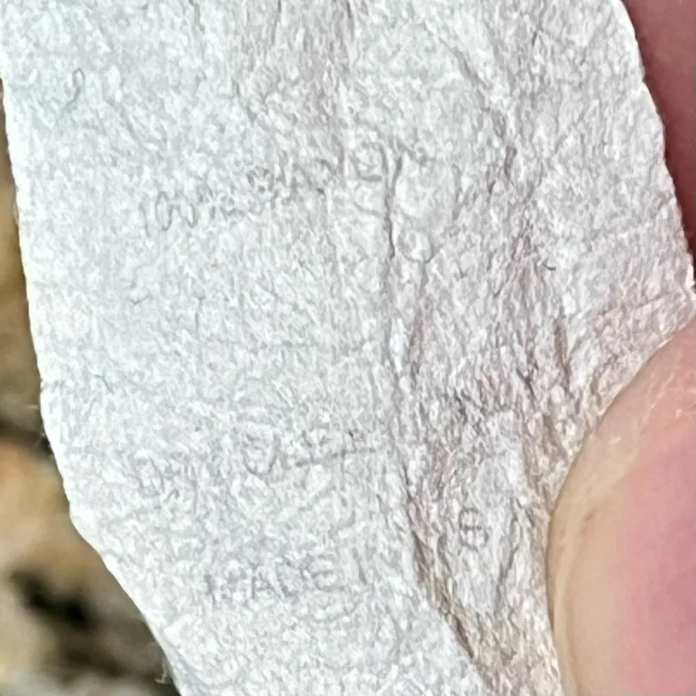 KLD Signature Green Keyhole Back Blouse Normcore Granola Hippie Boho Army L - Image 8