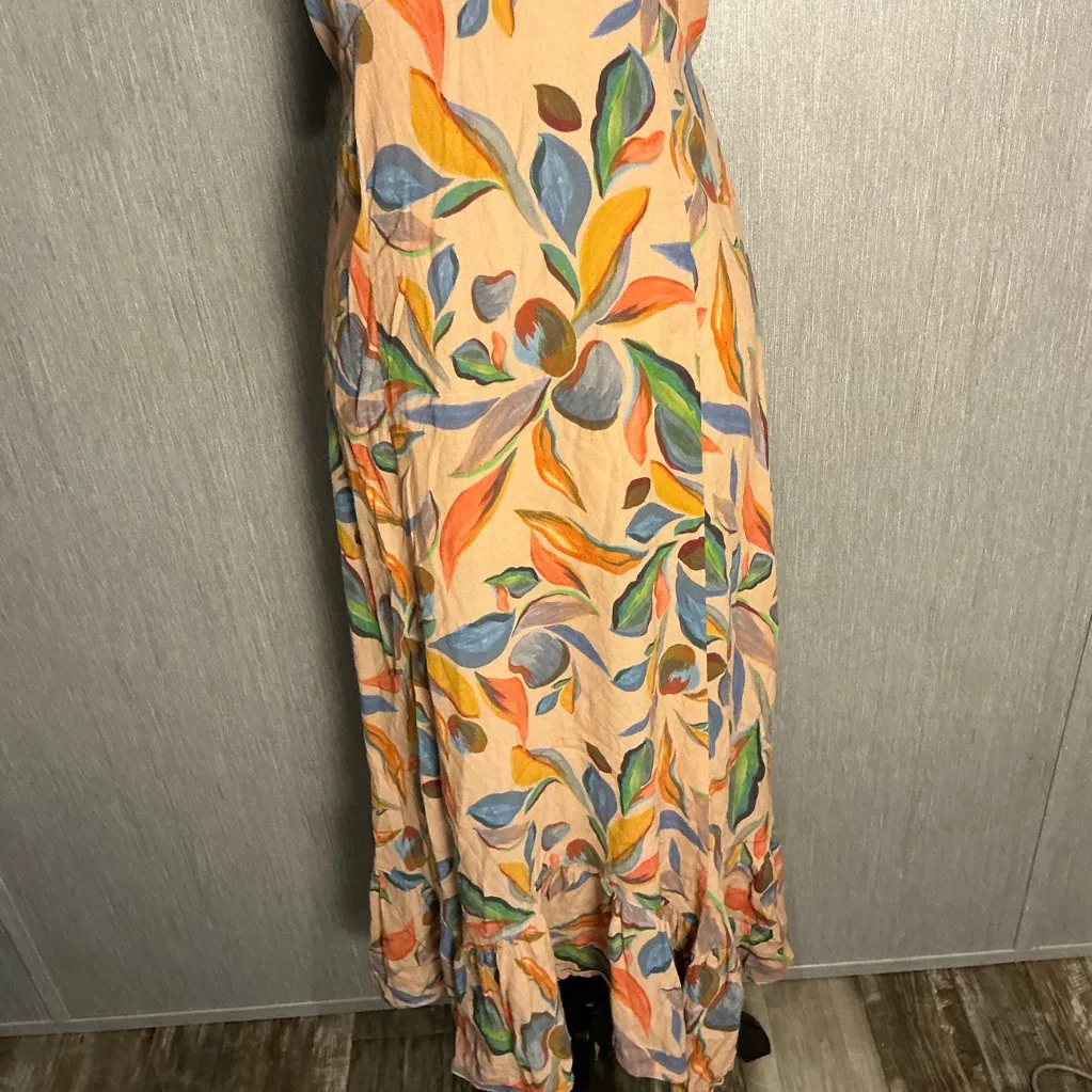 Rachel Pally Leaf Print Maxi Dress - Multicolor Size Small - Image 2