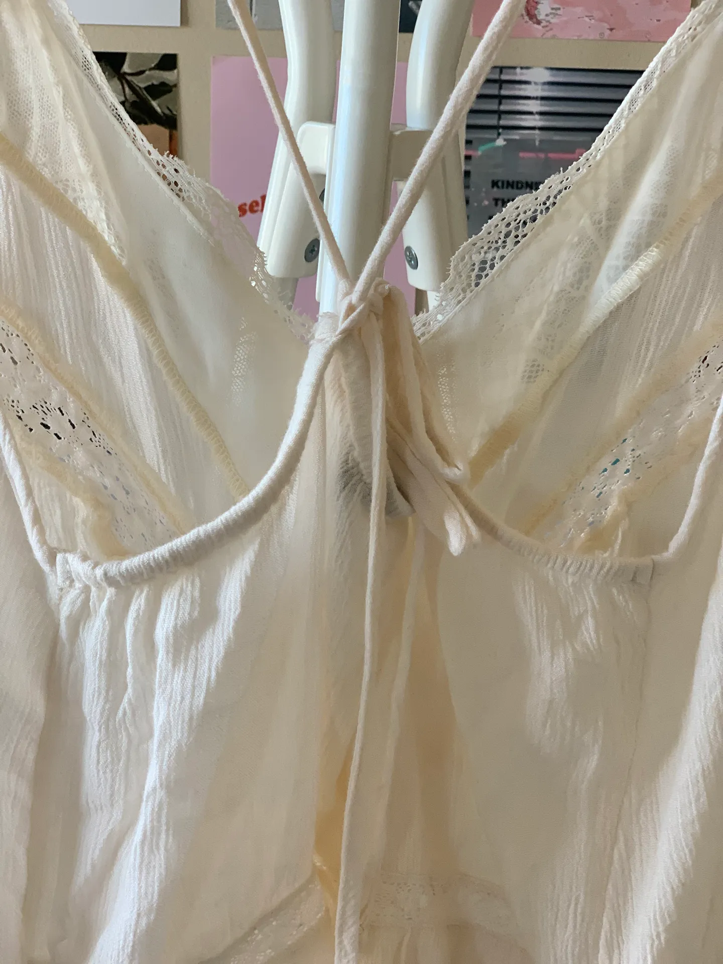 American Eagle Outfitters Cream Tank - Image 5