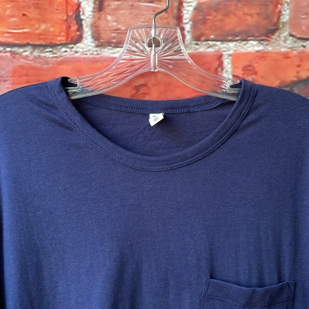 BP Navy  Nordstrom Crew Neck Long Sleeve Tee - Image 6