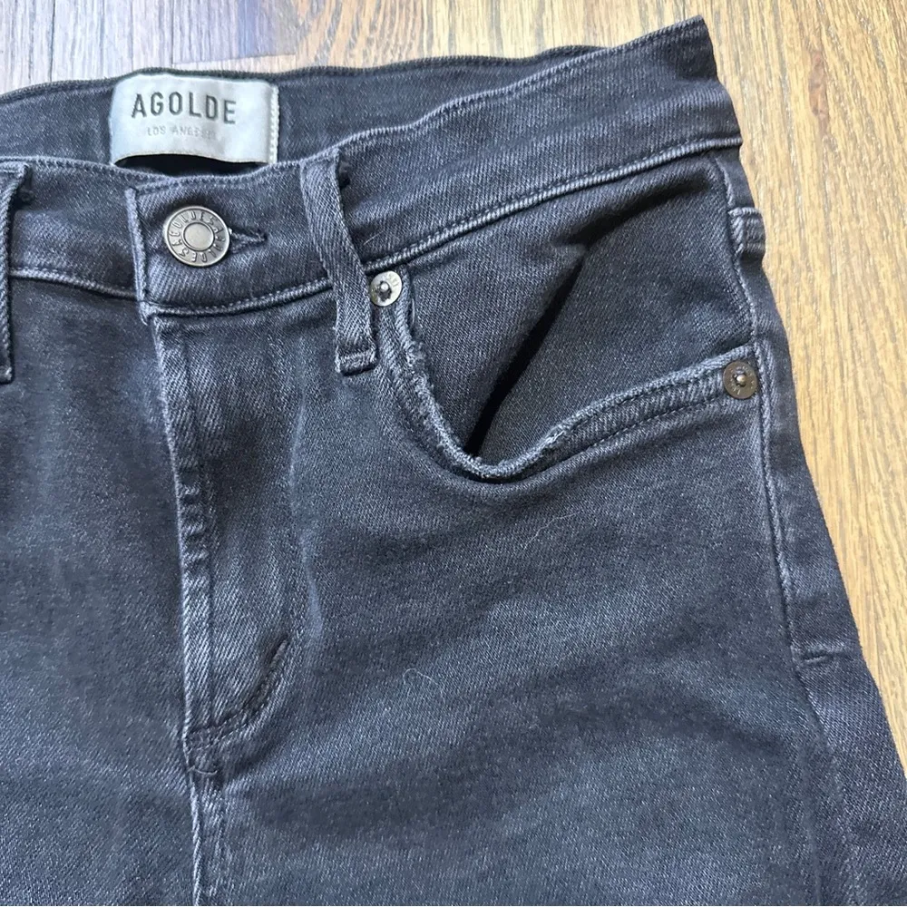 AGOLDE  black jeans size 24 - Image 4