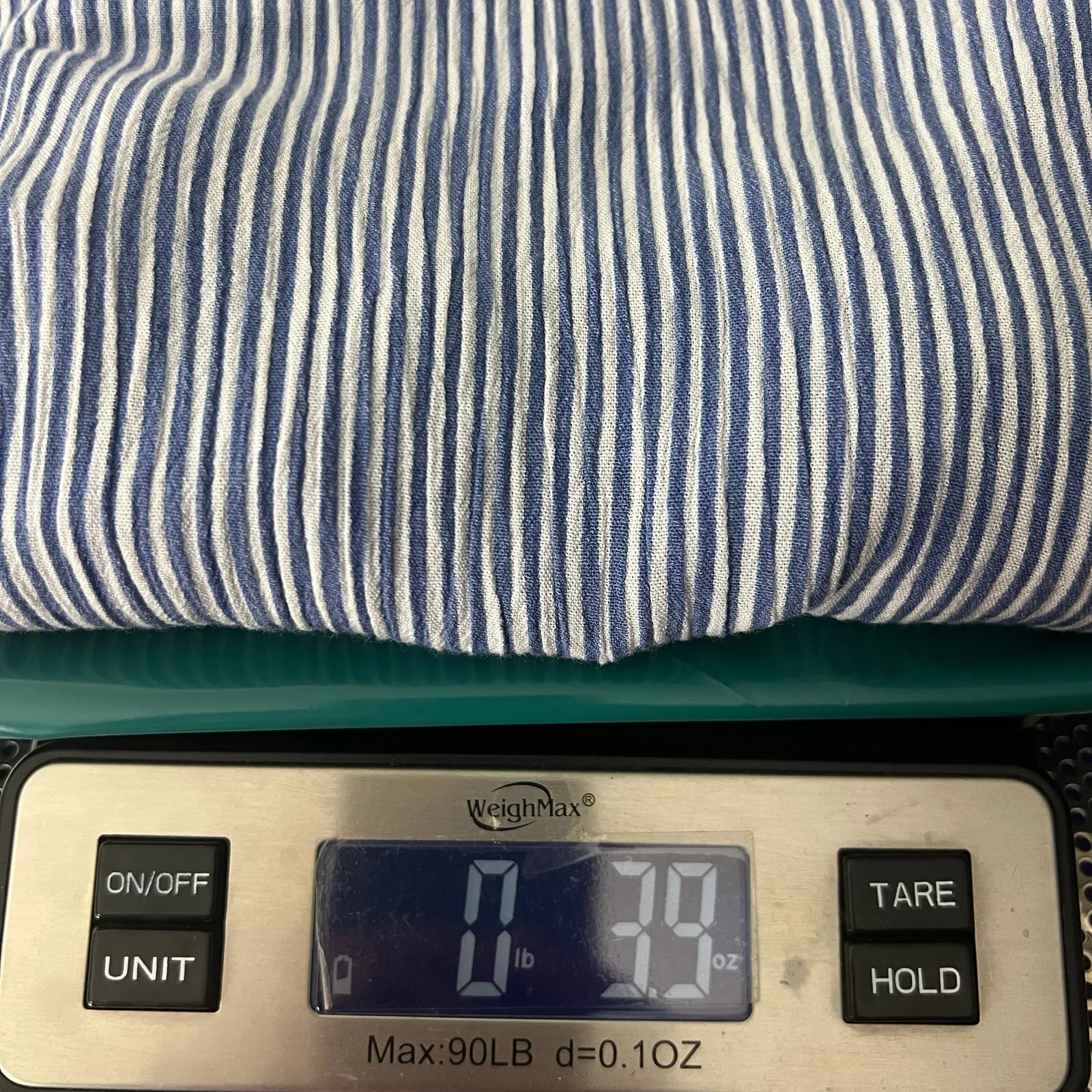 Women's Striped Blue & White Tank Top Size Small - Image 9