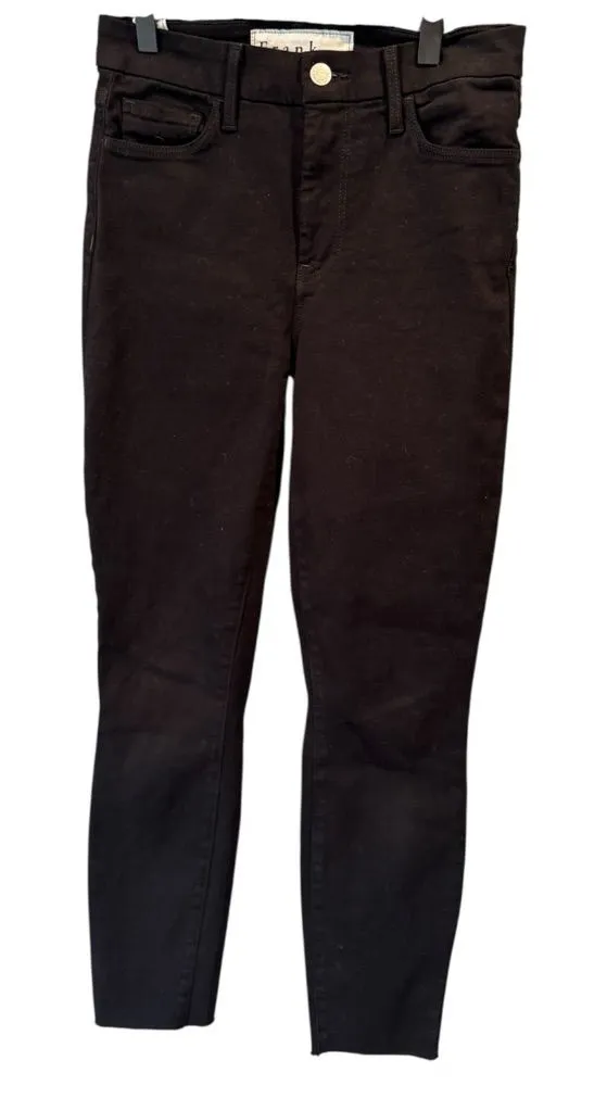 Frank & Eileen Sligo Skinny Jeans Jet Black 26 Italian Performance Denim - Image 1