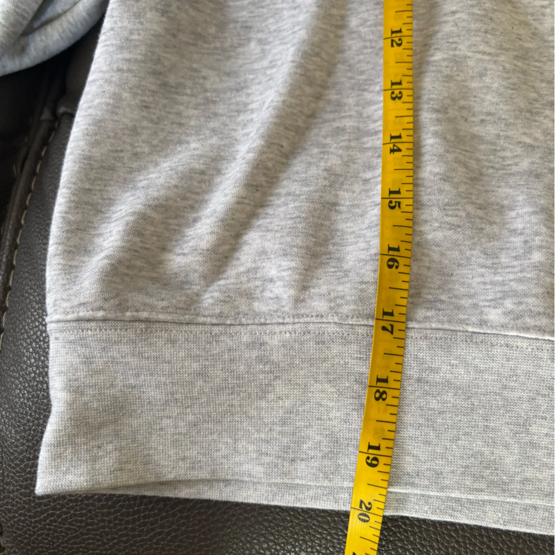 Fabletics Light Gray Quarter-Zip Cowl Neck Sweater - Image 6