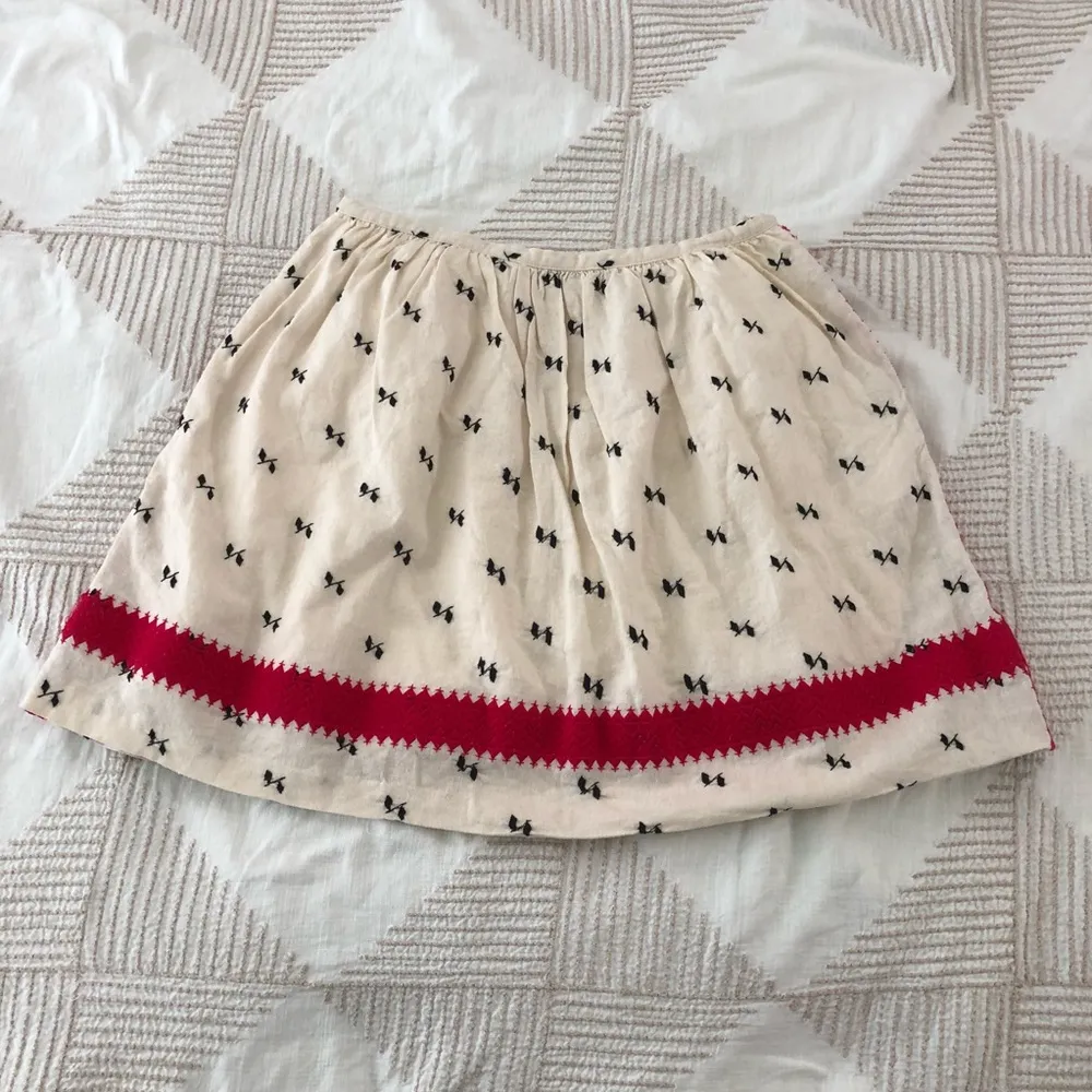 Madewell Embroidered Picnic Prairie Dainty Mini Skirt 4 Small - Image 8