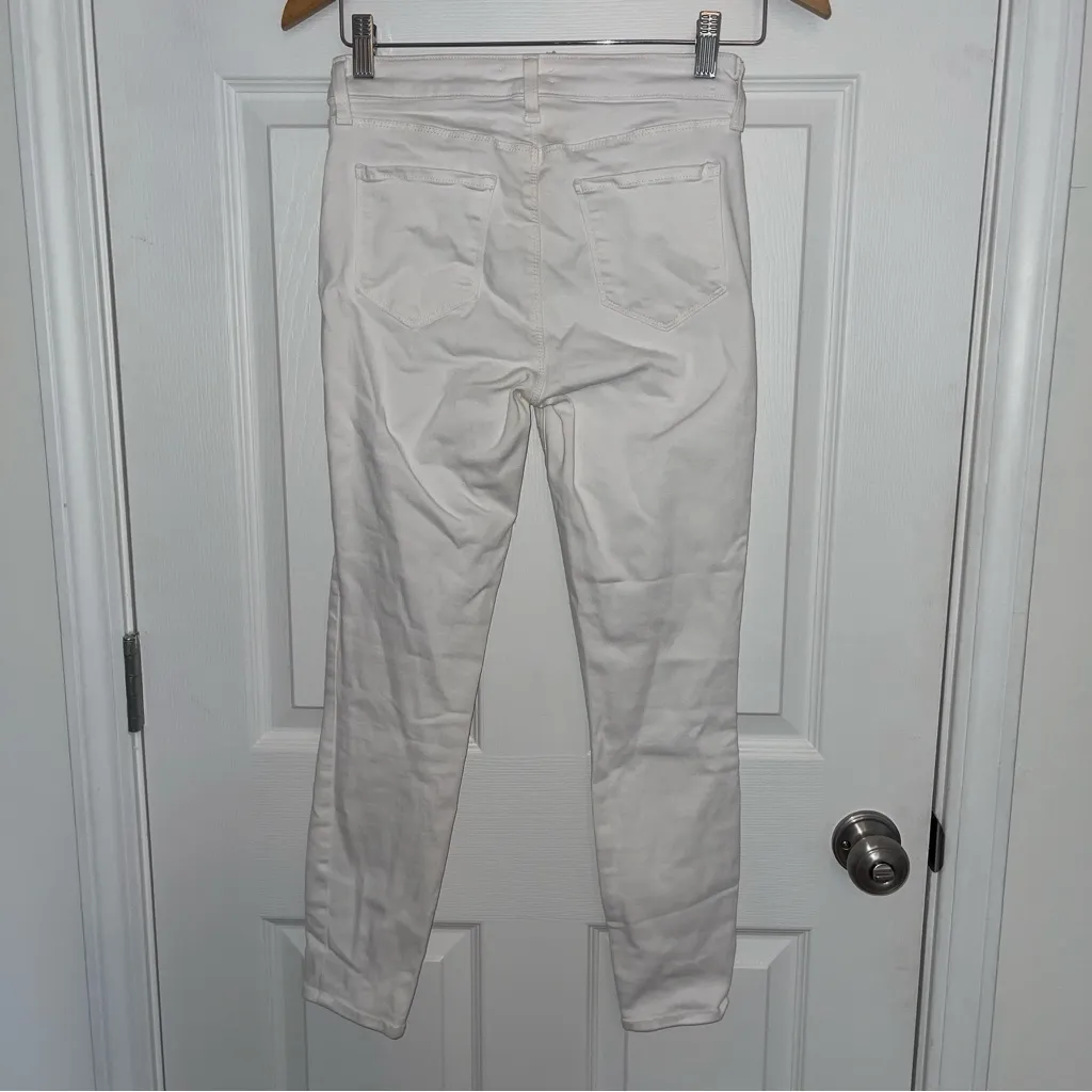 L'AGENCE High Waist Smoothing‎ Stretch Denim Ankle Crop Margot Skinny Jean 26 - Image 2