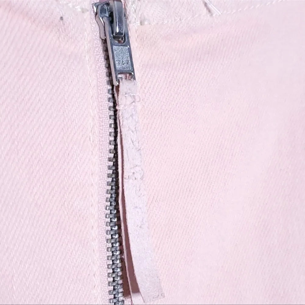 NWOT Anthropologie Holding Horses Regatta Wrap Dress Twill Denim Pink Size 12 - Image 11