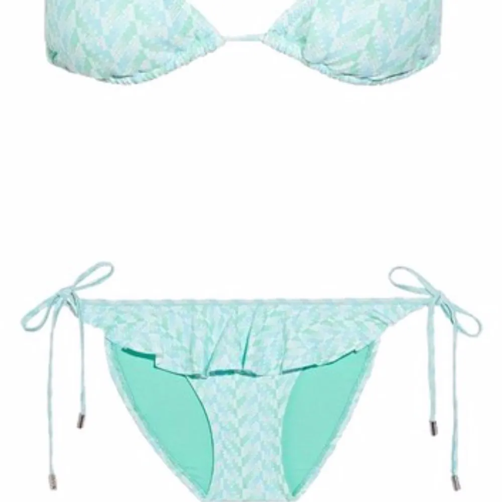 Melissa Odabash Laguna printed triangle bikini Blue Size 4 - Image 4