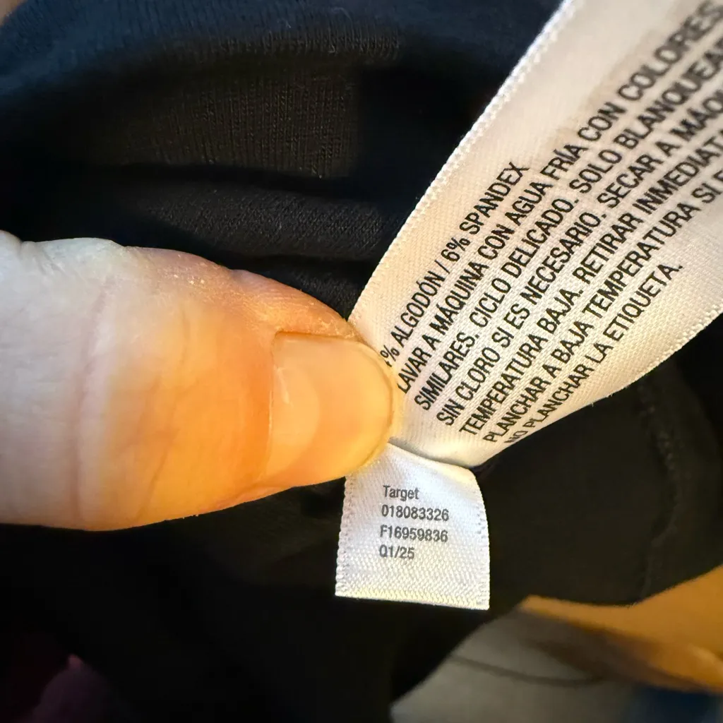 Nwt A New Day Black Ballerina Off Shoulder Tee - Image 6