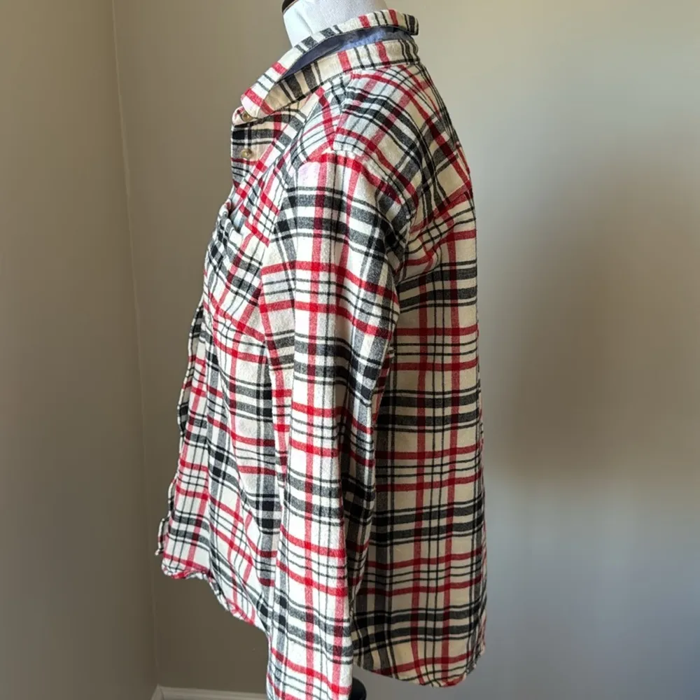 LL Bean Heritage Chamois Button Down Flannel Shirt - Image 3