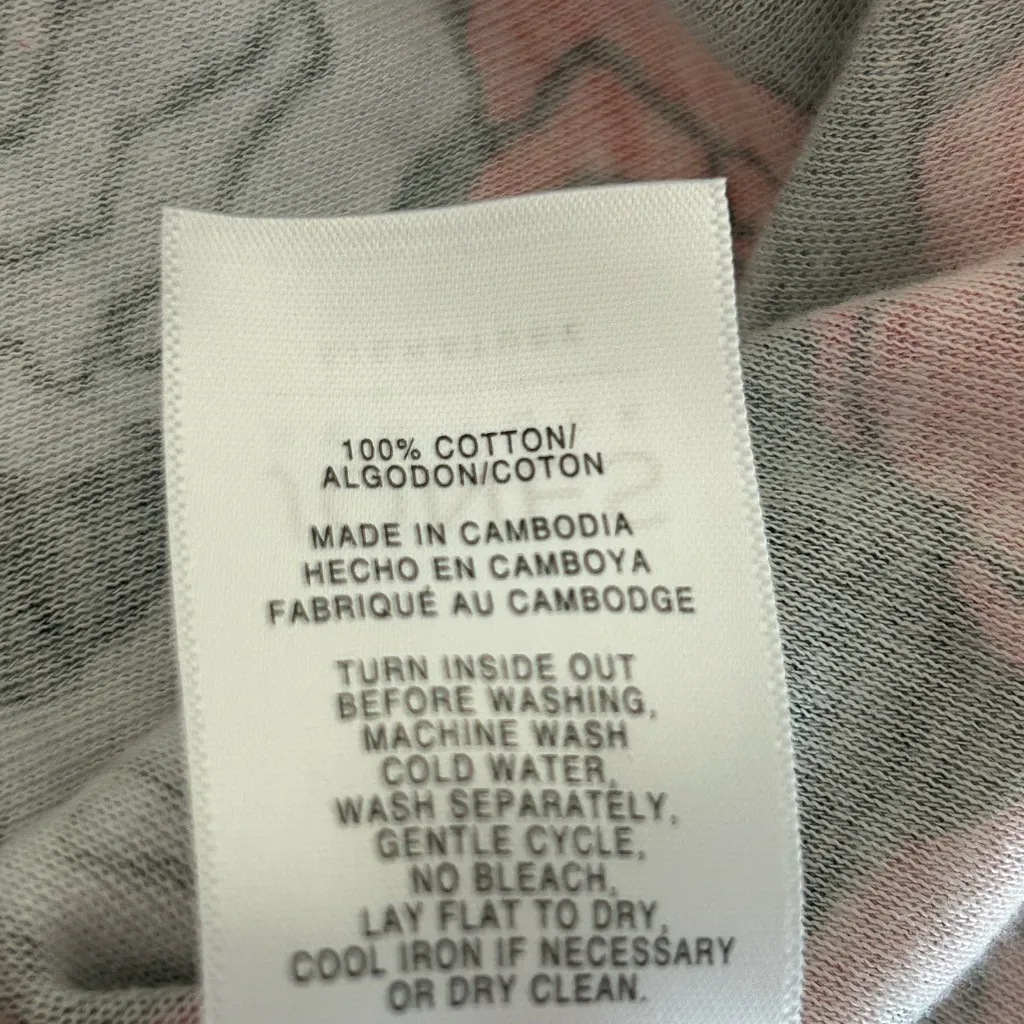 Jones New York Roses Floral T Shirt Pink Red Size 3X - Image 9