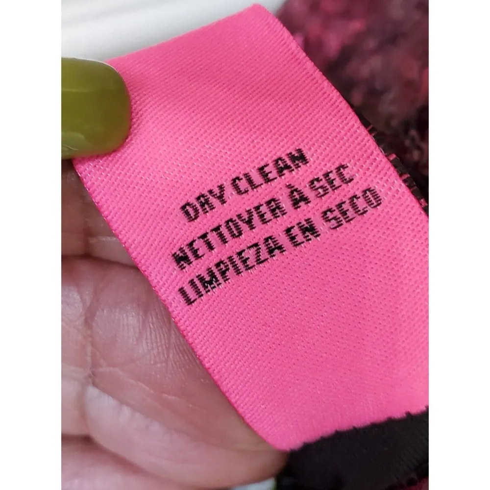 Betsey Johnson Women's Burgundy Ombre Sequin Valentine's Day Party Dress Sz 6 - Image 12