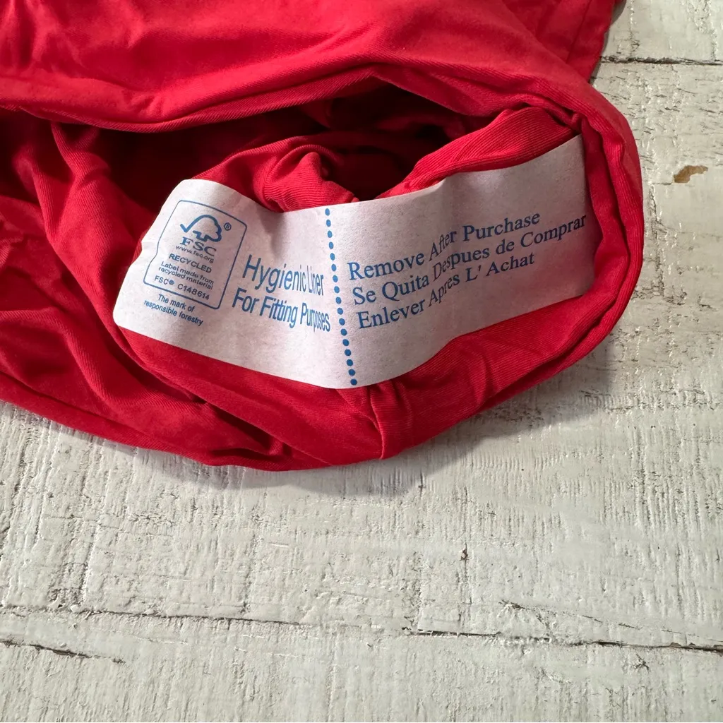 Andie Swim the Banded Cheeky Bikini Bottom NWT size XL Cherry Red Swimsuit - Image 11