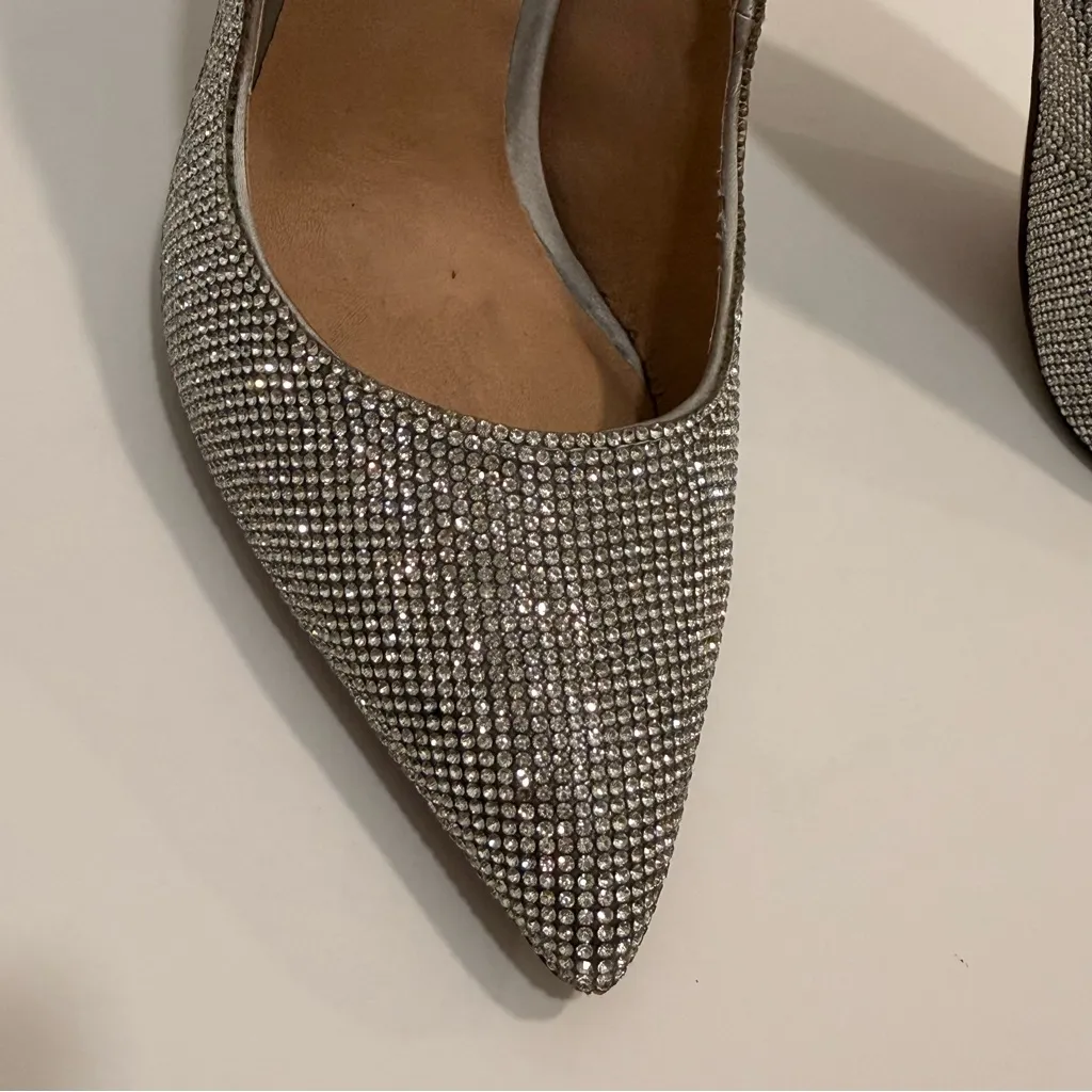 Steve Madden Daisie Crystal Rhinestone Heels - Size 8 - Image 7