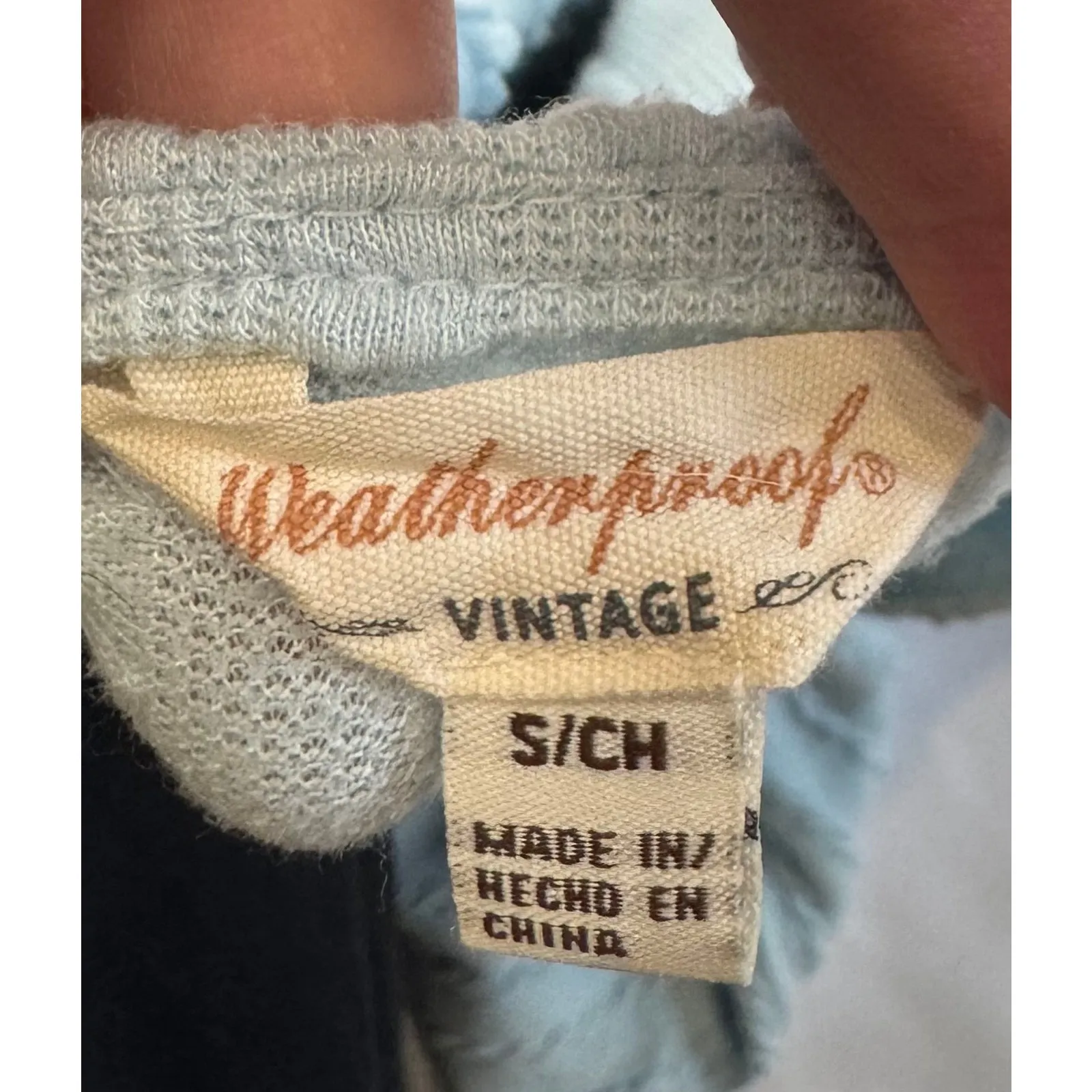 Weatherproof vintage shirt‎ baby blue color with buttons - Image 4