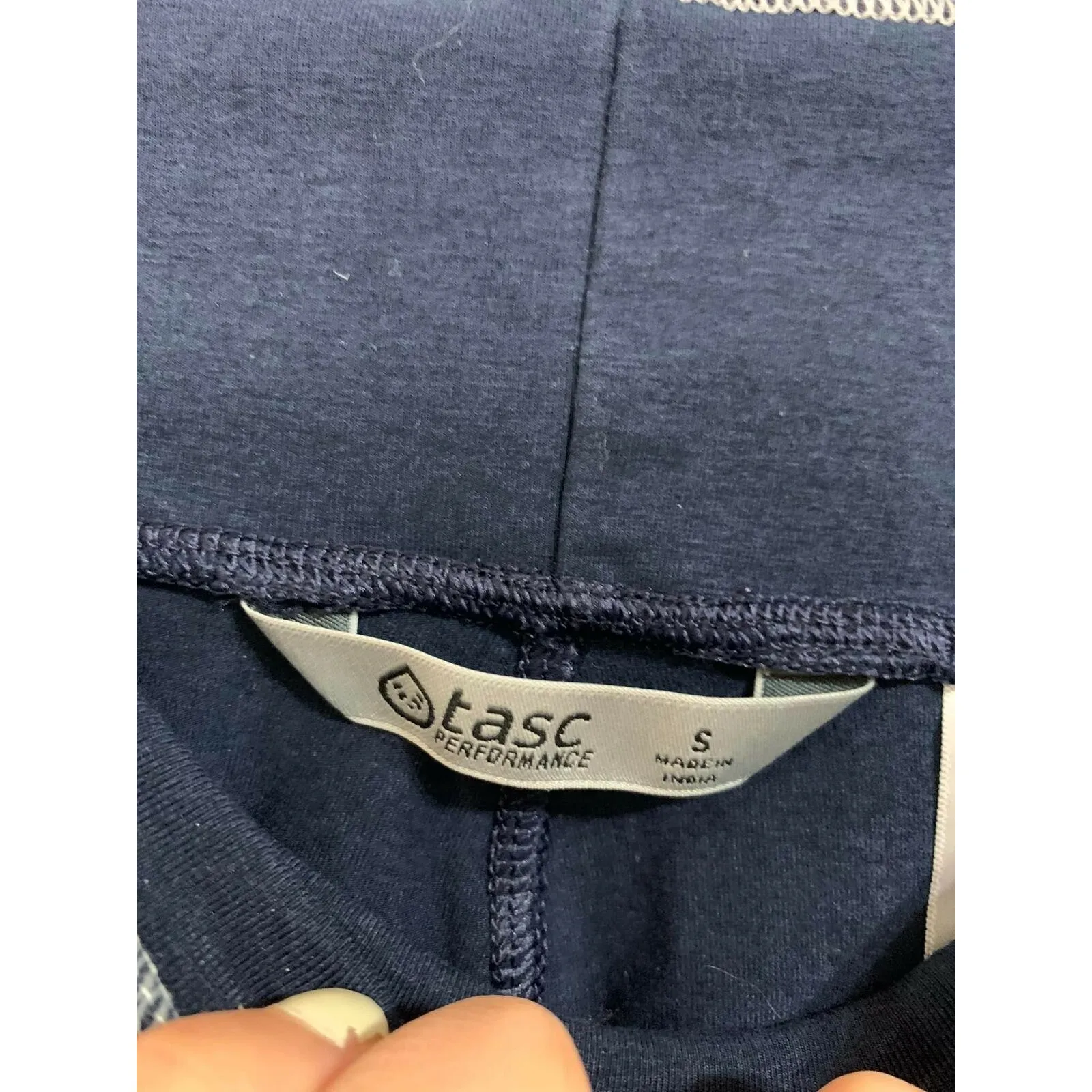 Tasc Performance Navy Blue Leggings‎ Small - Image 5