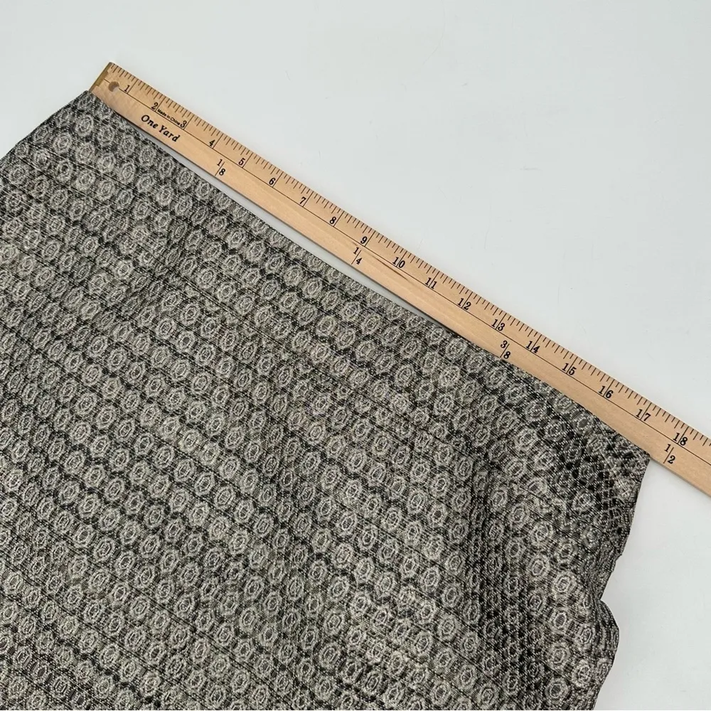 Pencil Skirt 14 Women Shiny Gold Knee Length Metallic Lined - Image 4